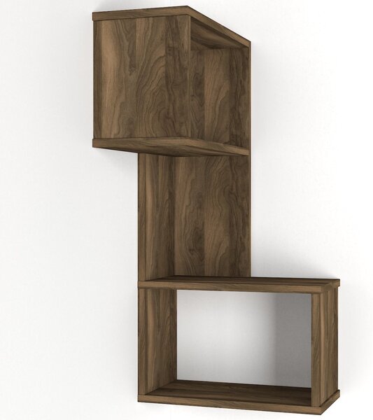 Etajera de Perete, UnicUtil, 47 x 22 x 89 cm, Maro