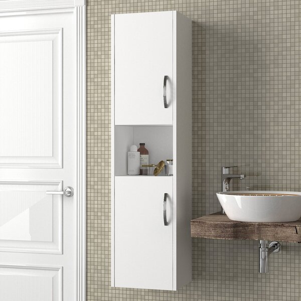 Dulap Baie Organizator Suspendat, UnicUtil, 35 x 29.5 x 140 cm, Alb, UUORG07