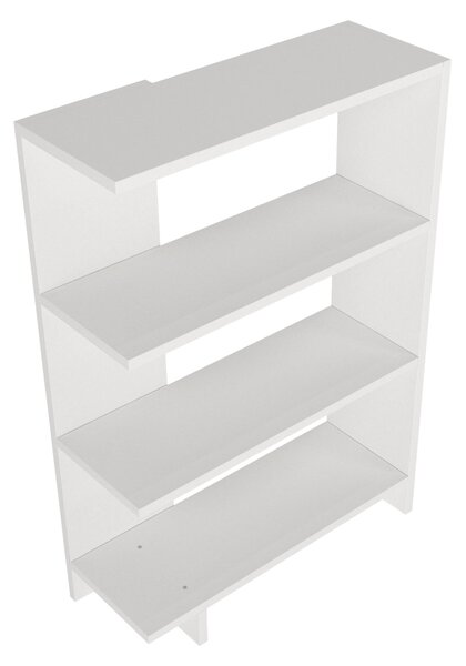 Biblioteca UnicUtil, 61 x 22 x 90 cm, Alb