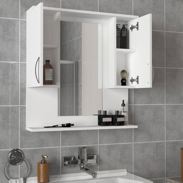 Organizator Baie, Modern Utility, UnicUtil, 80 x 14.5 x 83 cm, Alb, UUORG06