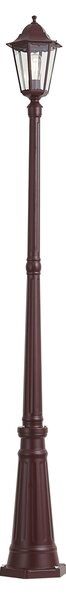 Felinar clasic de exterior roșu închis 213cm IP44 - Havana