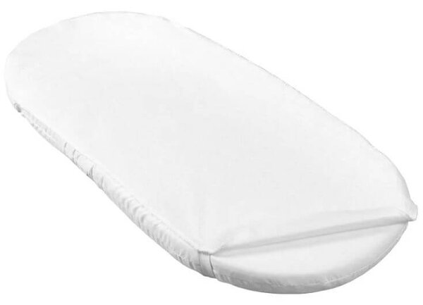Set landou bebe - Perna antireflux pentru landou, 2 cearceafuri cu elastic si protectie saltea impermeabila 75x35 cm Kidizi - Galaxy Grey