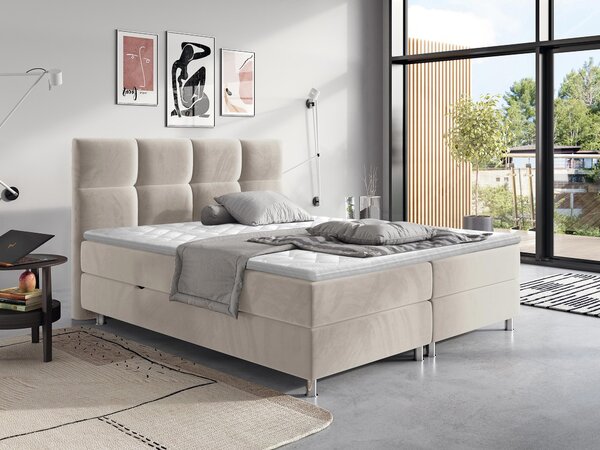 Pat boxspring ComfiDream Aelion, Tapiterie, 118x172x210cm, 106 kg