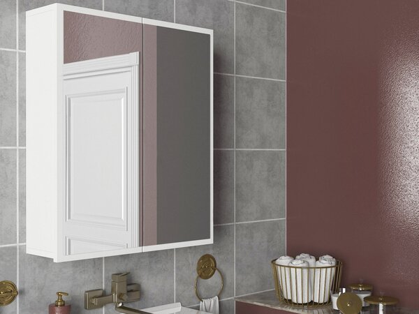 Dulap Organizator Baie Serene Space, UnicUtil, 60 x 17 x 76, Alb, UUORG08