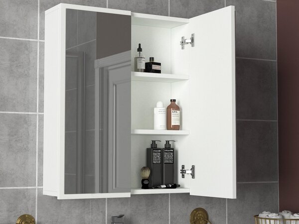 Dulap Organizator Baie Serene Space, UnicUtil, 60 x 17 x 76, Alb, UUORG08