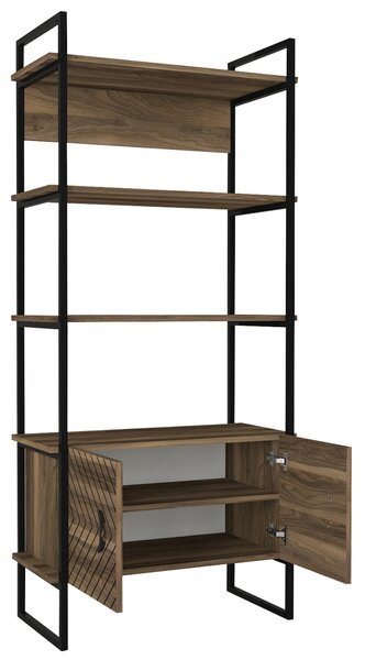 Biblioteca, Geometric Style, UnicUtil, 82 x 39 x 180 cm, Maro, UUBIB25
