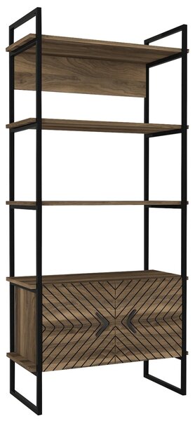 Biblioteca, Geometric Style, UnicUtil, 82 x 39 x 180 cm, Maro, UUBIB25