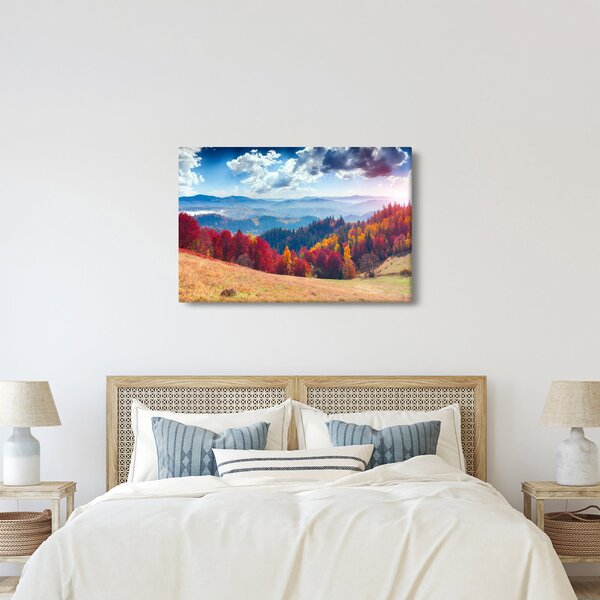 Tablou cu peisaj de toamnă pitoresc (90x60 cm)