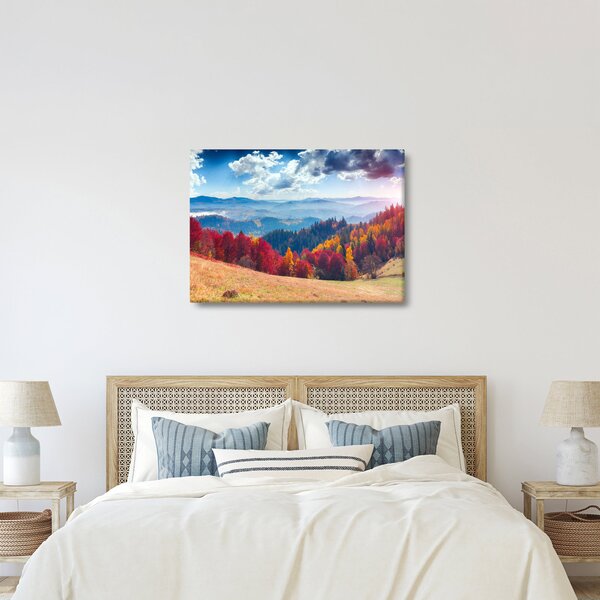 Tablou cu peisaj de toamnă pitoresc (70x50 cm)