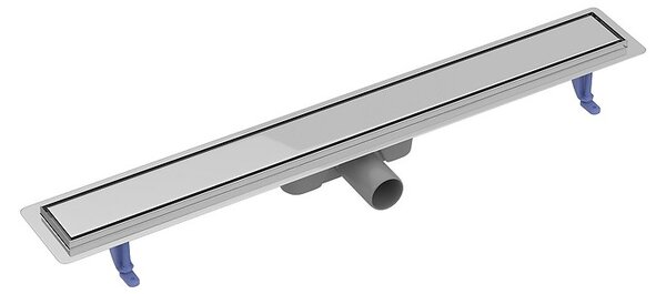 Cersanit Tako, canal de scurgere liniar cu grilă dublă 80 cm, oțel inoxidabil, S907-010