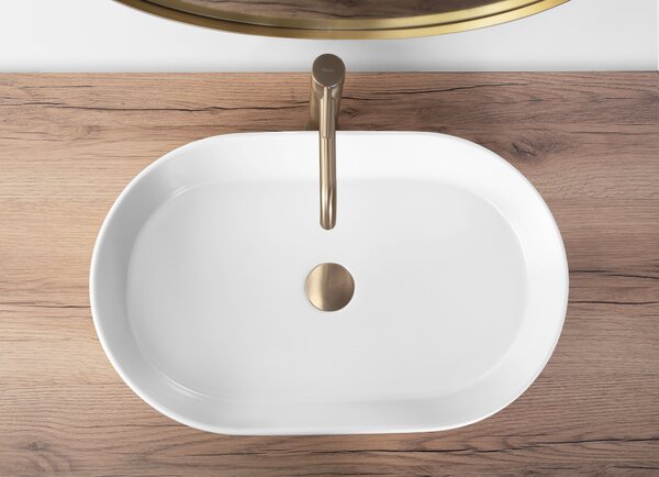 Lavoar pe blat Rea NADIA 60 WHITE MATT