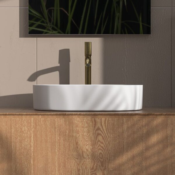 Lavoar pe blat Rea NADIA 60 WHITE MATT