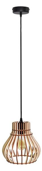 Lustră pe cablu BARREL 1xE27/24W/230V diametru 20 cm