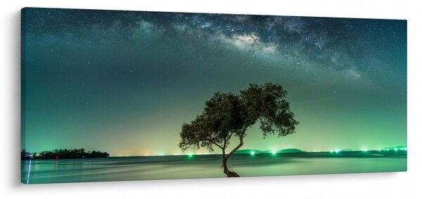 Tablou cu cerul nocturn (120x50 cm)