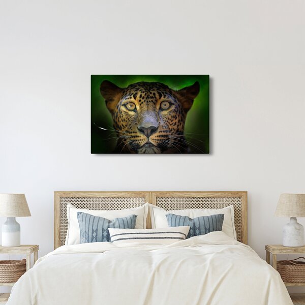 Tablou - Portretul leoparduslui, Sri Lanka (90x60 cm)