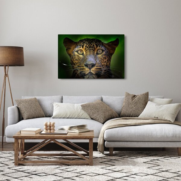 Tablou - Portretul leoparduslui, Sri Lanka (90x60 cm)
