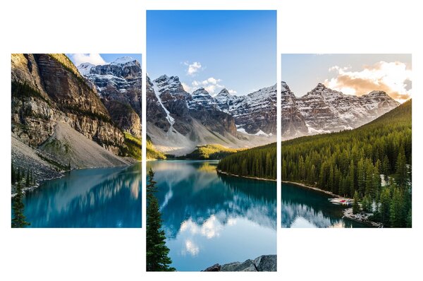 Tablou - Kanada. Parcul național Banff, Moraine Lake (90x60 cm)