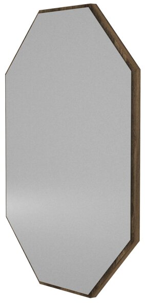 Oglinda de Perete Decorativă, Edge Charm, UnicUtil, 45 x 70 cm, Maro, UUOGL07
