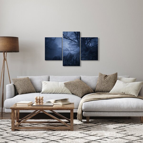 Tabloul pădurii întunecate (90x60 cm)