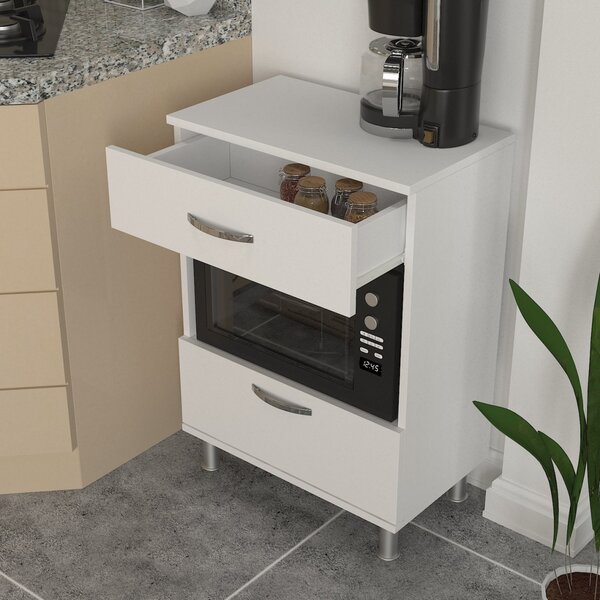 Organizator Bucatarie, Compact Fit, UnicUtil, 60 x 35.5 x 86.3 cm, Alb, UUORG35