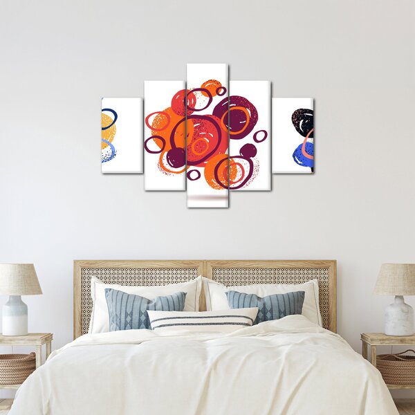 Tabloul cercuri colorate (150x105 cm)
