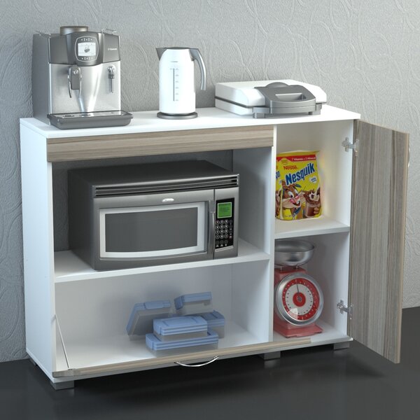 Organizator Bucatarie, Bold Flex, UnicUtil, 118.2 x 35 x 90 cm, Alb-Maro, UUORG38