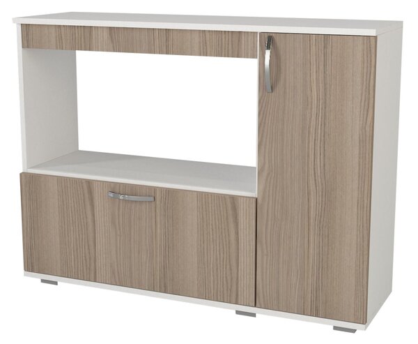 Organizator Bucatarie, Bold Flex, UnicUtil, 118.2 x 35 x 90 cm, Alb-Maro, UUORG38