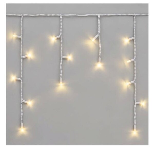 LED ghirlandă de exterior 50xLED/3x0,4m IP44 alb cald
