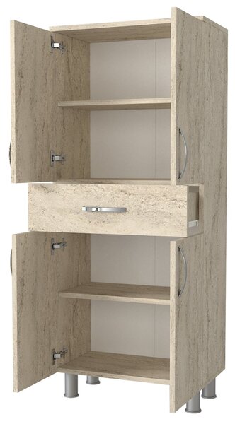 Dulap Organizator, Duo CreamSpace, UnicUtil, 59.4 x 31.5 x 140 cm, Crem, UUORG49