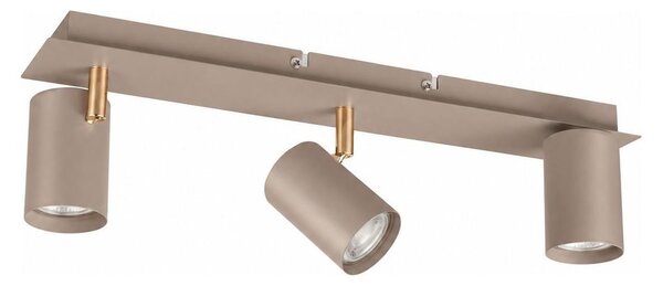 Kanlux 90782 - Corp de iluminat tip spot EVALO 3xGU10/10W/230V bej/auriu