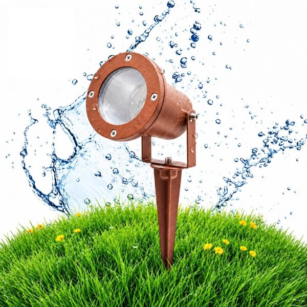 BRILAGI - Lampă de exterior TERRA 1xGU10/50W/230V IP65 culoare ruginie