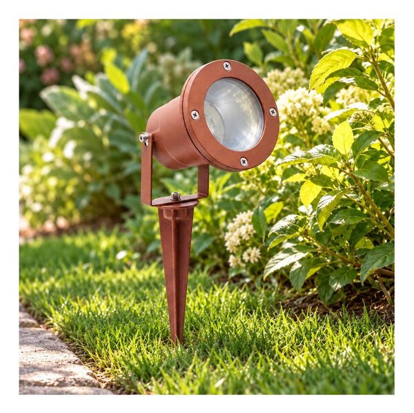 BRILAGI - Lampă de exterior TERRA 1xGU10/50W/230V IP65 culoare ruginie
