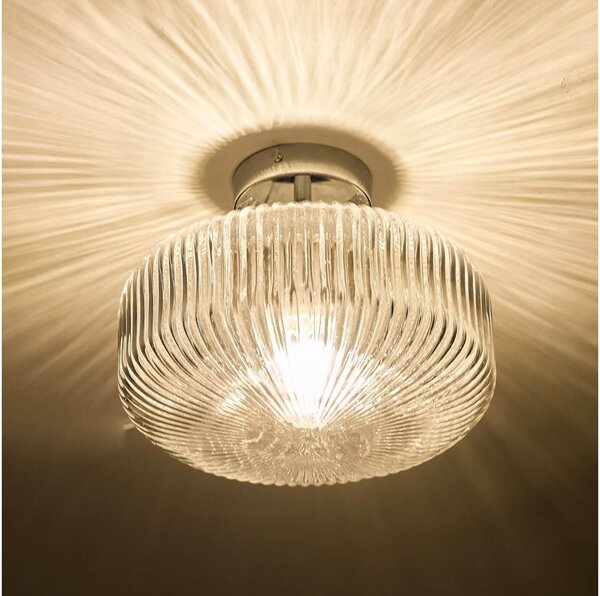 Där Lighting RIV5208 -Plafonieră aplicată pentru baie RIVA 1xE27/60W/230V IP44 crom