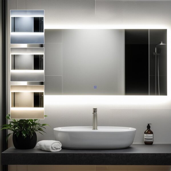 BRILAGI - Oglindă LED pentru baie LUCE LED/36W/230V 60x120 cm IP44 CRI 90 reglabilă + CCT
