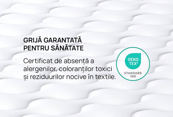 Saltea iSleep, OrtoRelax, 90x190x20, Medie-tare