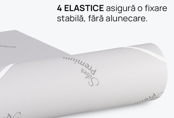 Topper saltea iSleep, SilverPlus, 90x190x5, Moale