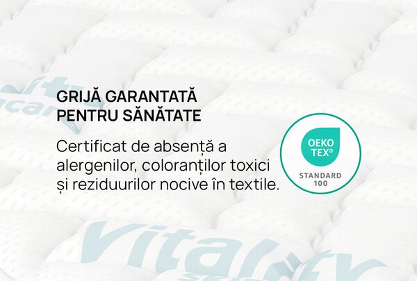 Topper saltea iSleep, VitalCare, 90x190x6, Moale