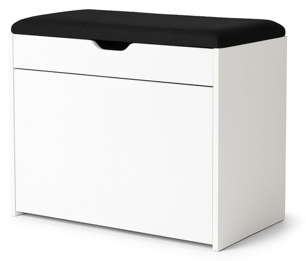 Dulap pentru pantofi cu loc de șezut și rafturi retractabile VAULT, 57 x 30 x 53 cm