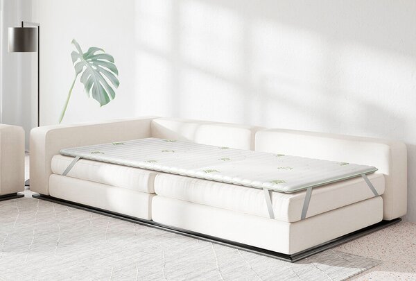 Topper saltea iSleep, Smart Topper Aloe, 90x190x3, Moale