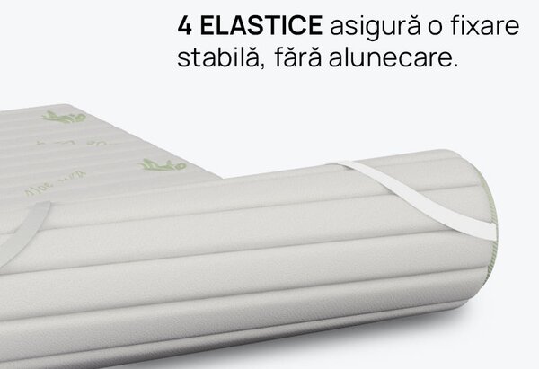 Topper saltea iSleep, Smart Topper Aloe, 90x190x3, Moale