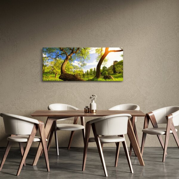 Tablou lunca ne primăvară (120x50 cm)