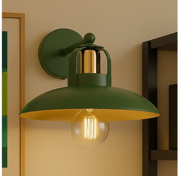 Aplică Brilagi FLAMENGO 1xE27/60W/230V verde