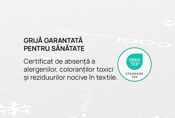 Topper saltea iSleep, CoolComfort, 90x190x8, Tare