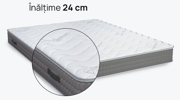 Saltea iSleep, SilverPlus, 90x190x24, Moale-medie