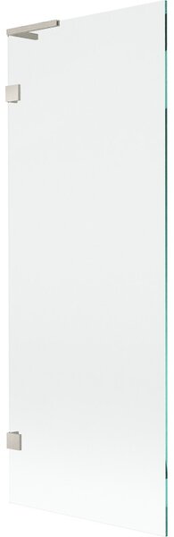 Mexen, Paravan de baie Mexen Lunar L cu 1 aripă 70 x 150 cm, transparent, nichel periat - 897L-070-000-97-00-00