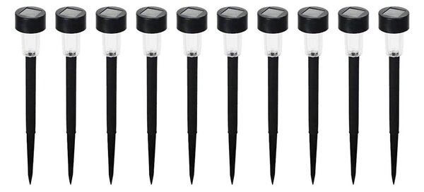 SET 10x lampă LED solară LED/0,06W/1,2V 6000K IP44 40 mAh