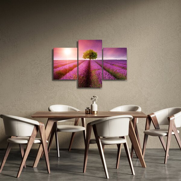Tablou câmp cu lavandă (90x60 cm)