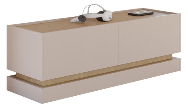Comodă TV Comfivo Tilia I, Stejar, Cașmir, PAL laminat, 47x150x37cm, 33 kg