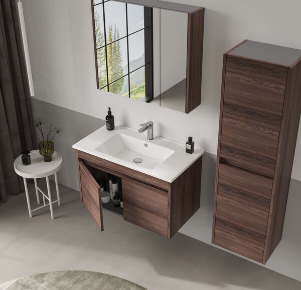 Dulap de baie Siddy 40 (nuc închis). Promo -16%. 1158062