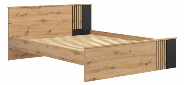 Pat Orlnolu 109Dublu, Maro deschis, 160x200, PAL laminat, MDF, 17x21x9cm